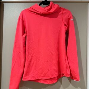 Nike Bright Pink Cowl Neck Top